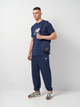 T-shirt męski bawełniany New Balance Stacked Logo MT41502 S Granatowy (196941811239) - obraz 3