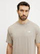 T-shirt męski bawełniany New Balance Sport Essentials Small Logo MT41509 M Beżowy (197967564802) - obraz 3