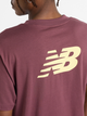 T-shirt męski New Balance Sport Essentials Logo MT41580 2XL Bordowy (197967283031) - obraz 4