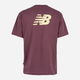 T-shirt męski New Balance Sport Essentials Logo MT41580 L Bordowy (197967282980) - obraz 8