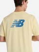 T-shirt męski New Balance Sport Essentials Logo MT41580 S Żółty (197967283062) - obraz 4