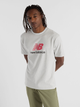 Футболка бавовняна довга чоловіча New Balance Athletics Logo MT51500 L Світло-сіра (197967256356) - зображення 1