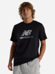Футболка бавовняна довга чоловіча New Balance Sport Essentials Gradient Logo MT51503 S Чорна (197967257278) - зображення 1