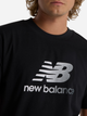 T-shirt męski bawełniany New Balance Sport Essentials Gradient Logo MT51503 L Czarny (197967257254) - obraz 4