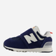 Дитячі шкіряні кросівки для хлопчика New Balance 574 NW574VPN 26 Темно-сині (197967795756) - зображення 3
