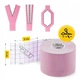 Лента кинезиологическая (кинезио тейп) 4FIZJO 5 см x 5 м Light Pink (P-5907739316028) - изображение 6