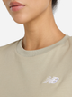 T-shirt damski bawełniany New Balance Sport Essentials Jersey WT41509 M Oliwkowy (197967348266) - obraz 4