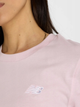 T-shirt damski bawełniany New Balance Sport Essentials Jersey WT41509 L Jasnoróżowy (197967348310) - obraz 5