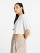 T-shirt damski bawełniany oversize New Balance Logo Relaxed WT43536 L Jasnoszary (197376701270) - obraz 4