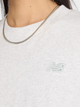 T-shirt damski bawełniany oversize New Balance Logo Relaxed WT43536 L Jasnoszary (197376701270) - obraz 5