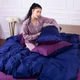 Комплект постельного белья MirSon Сатин Premium Orchid 3220+4052 160х220 (2200001479432) - изображение 8