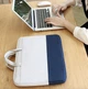Сумка для Ноутбука Asus| HP | Dell | Lenovo | Acer | Макбука MacBook Air/Pro M1 M2 М3 М4 13.3" / 13.6" / 14.1" Серо-синяя - изображение 1