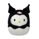 Мягкая игрушка Squishmallows - Хеллоу Китти в образе Куроми (20 cm) - изображение 1