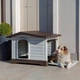 Будка пластикова з відкритою боковиною DOGVILLA 90 - зображення 3