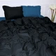 Комплект постельного белья MirSon Satin&nbsp;Stripe 30-0021&nbsp;+ 30-0019 Minhvan 160х220 Полуторный Евро (2200005267271) - изображение 2
