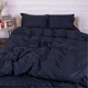 Комплект постельного белья MirSon Satin&nbsp;Stripe 30-0021&nbsp;Dark&nbsp;Blue 160х220 Полуторный Евро (2200005255759) - изображение 6