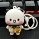 Брелок с карабином резиновая подвеска БУБУ Cute Anime BUBU - изображение 1