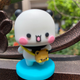 Брелок с карабином резиновая подвеска БУБУ Cute Anime BUBU - изображение 2