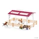 Конюшня центр верхової їзди з кіньми та наїзниками Schleich 42344 - зображення 4