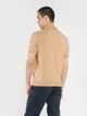 Поло чоловіче трикотажне бежевого кольору Arber Polo knit Zipper N-AVT-12 XL зріст 5 бежевий (M09.20.16.522) - изображение 3