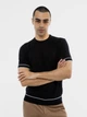 Футболка трикотажна чоловіча чорного кольору Arber Crew-neck SS1 M зріст 4 чорний (M09.60.02.521) - изображение 3