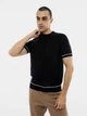 Футболка трикотажна чоловіча чорного кольору Arber Crew-neck SS1 M зріст 4 чорний (M09.60.02.521) - изображение 5