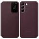 Защитный смарт чехол книжка S-View Flip Cover Samsung Galaxy S22 Plus 5G EF-NS906 Burgundy - изображение 1