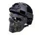Маска з черепом Full Face Combat з кріпленням на шолом/голову Airsoft Dark Multicam - зображення 2