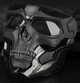Маска з черепом Skull Mask під шолом для страйкболу Full Face Airsoft Black - зображення 1