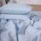 Комплект постельного белья Mirson Полуторный Евро 160х220 см Royal Soft Stripe 30-0028 Amberly Сатин (2200009298288) - изображение 4