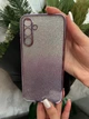 Чехол с блестками и защитой камеры для Samsung Galaxy A15 Фиолетовый - изображение 3