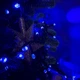 Світлодіодна гірлянда-нитка чорний дріт 200 LED Xmas рубін 9 м 8 режимів синій - изображение 1