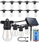 Солнечная гирлянда SuperLED Soli 10м - 10 LED лампочек, теплый свет, водозащита IP65, пульт, зарядка USB, 5168 - изображение 6