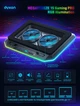 Охлаждающая подставка для ноутбука DYXON MEGAFREEZE 15 Gaming PRO RGB illumination Black - изображение 2