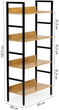 Regał ModernHome by Multistore drewniany industrialny loft (CWJ6028126CL) - obraz 3