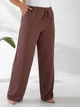 Брюки женские из американского крепа (Мод. 280) Кофейный, 50-52 - изображение 3