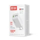 Мережевий зарядний пристрій ColorWay GaN Mini 100W PD Port PPS USB (USB-2C1A) White (CW-CHS061PD-WT) - зображення 13