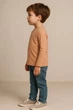 Лонгслів для хлопчика Fashion 888000-CR 122 Коричневий - зображення 3