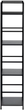 Стелаж ModernHome by Multistore дерев'яний 4 полиці лофт чорний (CWJ3024112L BLACK) - зображення 3