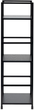 Regał ModernHome by Multistore drewniany 3 półki loft czarny (CWJ302480L BLACK) - obraz 3