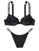 Купальник Victoria’s Secret Shine Strap Sexy Push-Up Bikini Swim 34A-XS Чорний (26627969-26281550) - изображение 7