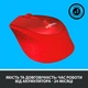 Мышь беспроводная Logitech M330 Silent Plus Red (910-004911) - изображение 8