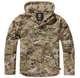 Анорак тактический Brandit Windbreaker мультикам, куртка на флисе военная, водонепроницаема теплая ветровка XL - изображение 7