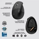 Мышь беспроводная Logitech Lift Left Vertical Ergonomic (910-006495) Graphite USB - изображение 8