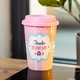 Стакан керамический 420 (мл) с силиконовой крышкой Thanks momo RX-N240288TM (A-033434) - изображение 4