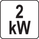 Nagrzewnica elektryczna YATO z elementami PTC i wentylatorem 2kW (YT-99700) - obraz 6