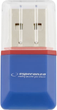 Кардрідер Esperanza Micro SD/TF USB 2.0 Blue (EA134B) - зображення 1