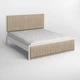 Двуспальная кровать Mebigrand Вена Белый/Аляска 23 140х190 см (MBG-1300) - изображение 2