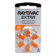 Батарейка Rayovac Extra 13 для слухового аппарата (13AUX-6XEMF), 1.45V, блистер 6шт - изображение 1