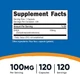 Для підвищення тестостерону Nutricost DHEA 100 мг 120 капсул - зображення 2